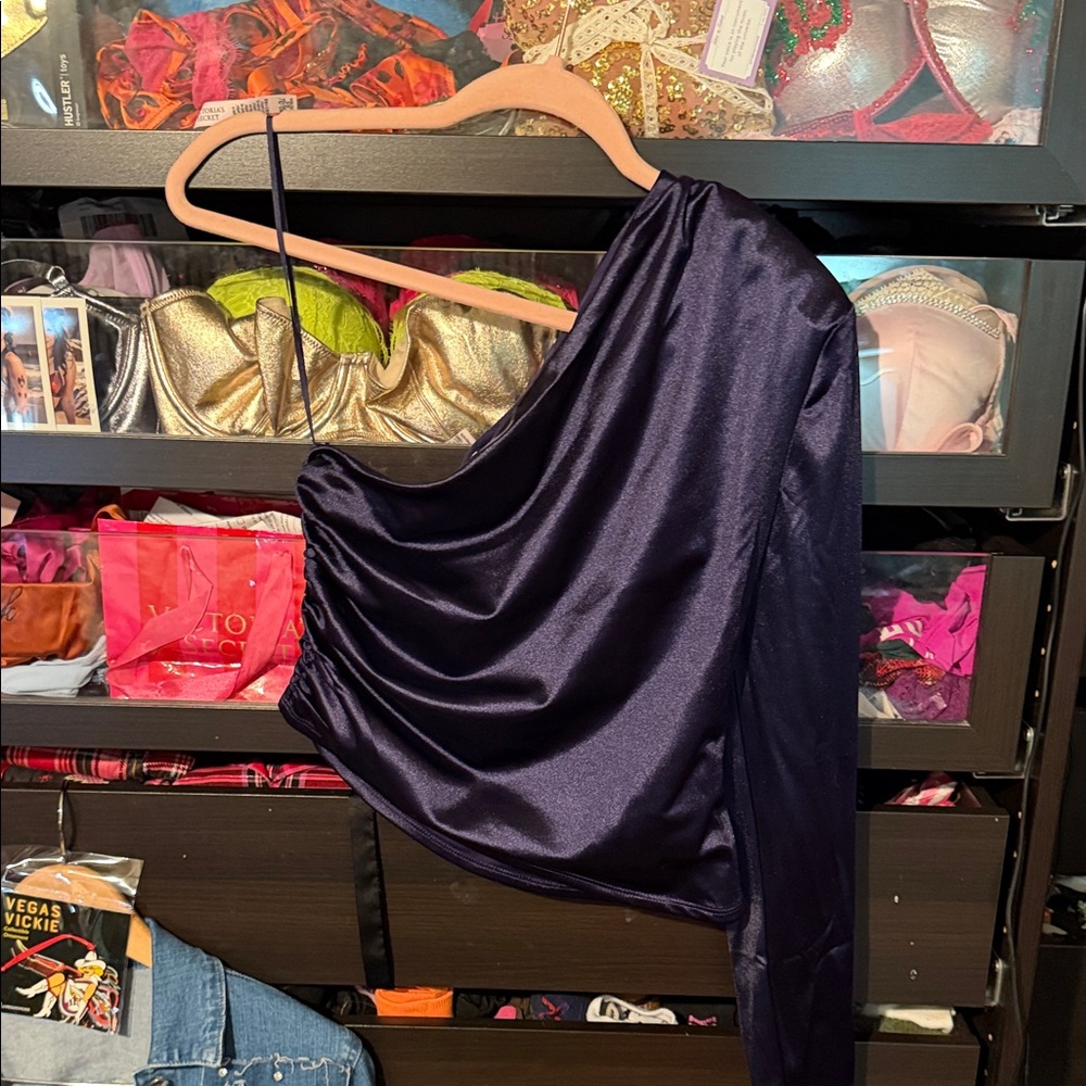 Express Deep Navy Blouse